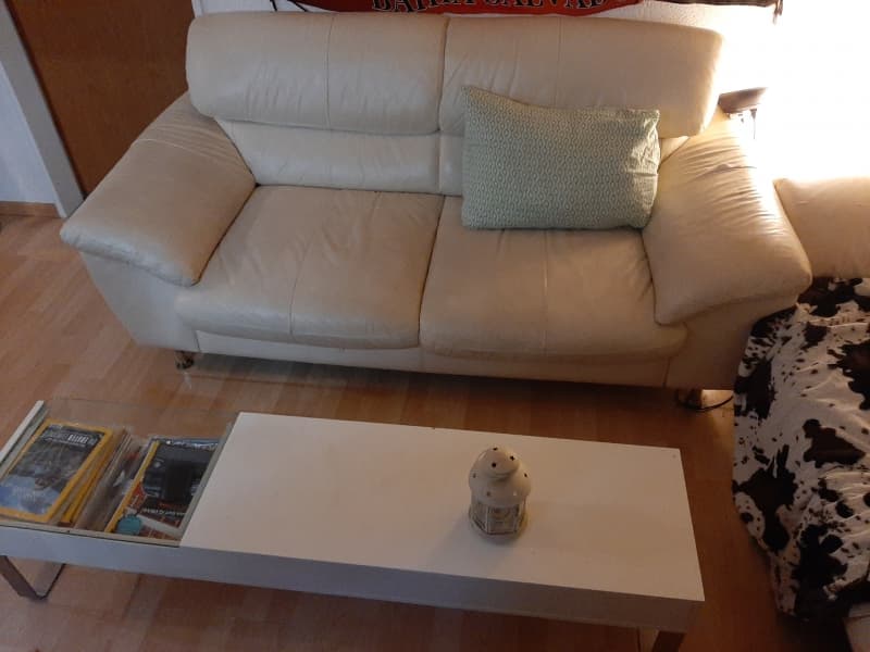 Sofa(s), Beistelltischlein, SamsungTV 43",