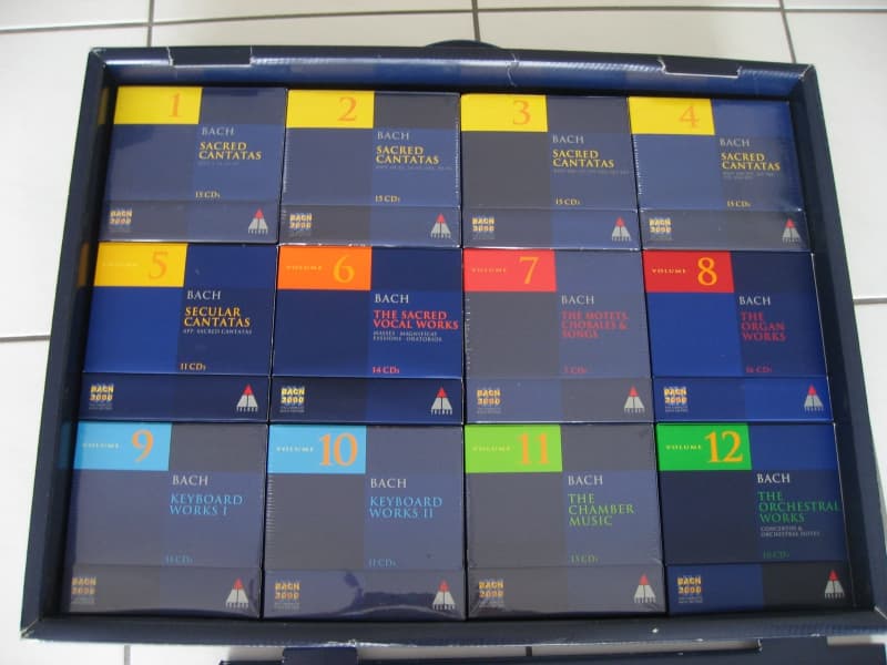 Bach 2000 Gesamtausgabe 153 CD-s "Teldec* Ausgabe