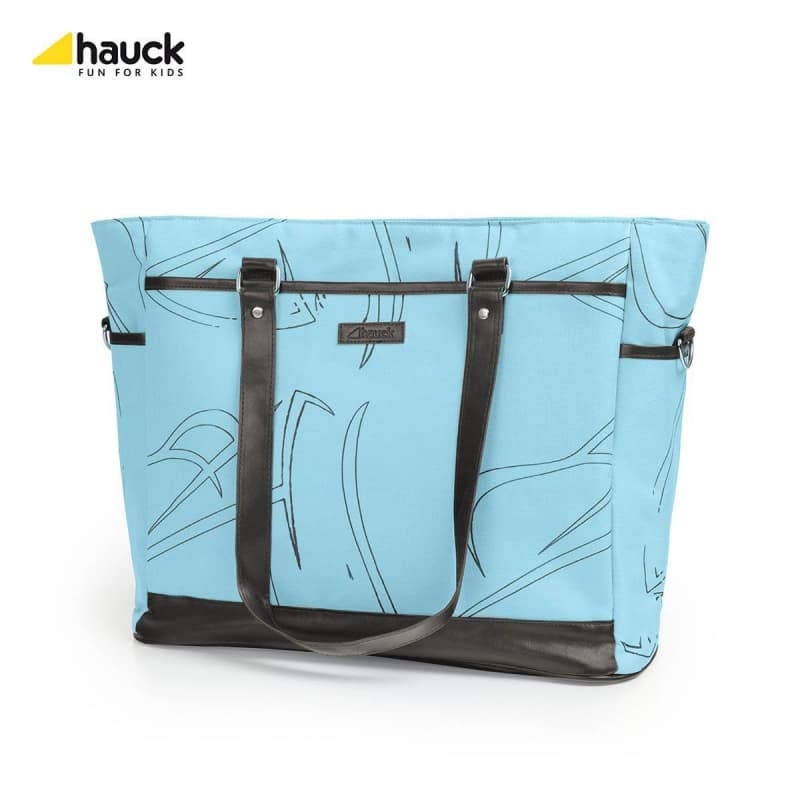 Trendige Wickeltasche "Sammy Bag" blau, Fabrikneu