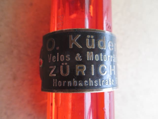 O.Küderli Steuerkopf CH Schild Emblem