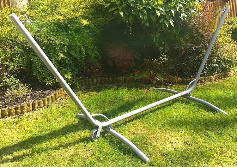 Hängematte Gestell von Ikea mit Hängematte
