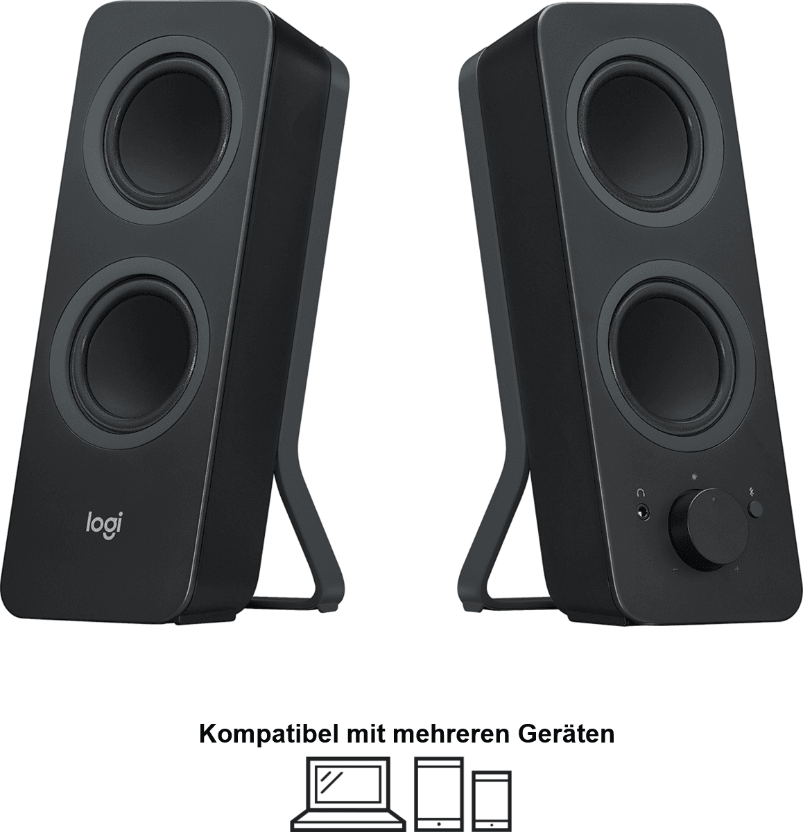 Z207 Bluetooth 2,0 Schwarz Stereo-Lautsprecher