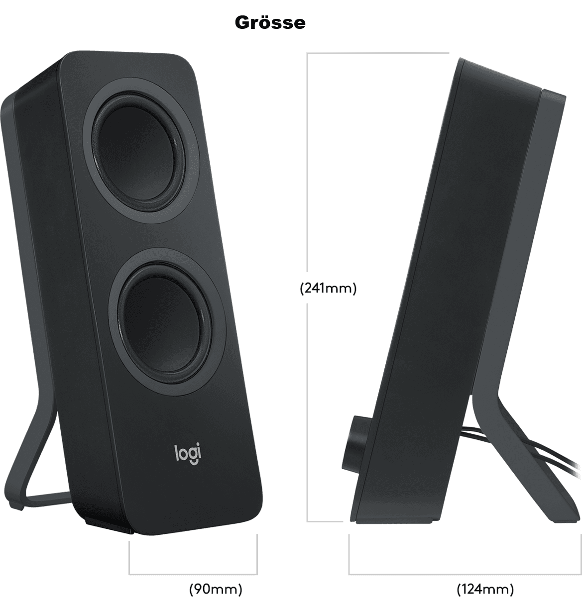 Z207 Bluetooth 2,0 Schwarz Stereo-Lautsprecher