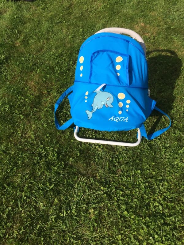 Baby Wiege in Blau