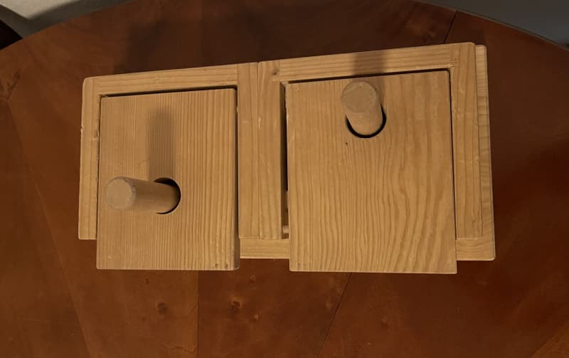 Intelligenzspielzeug für Hunde aus Holz