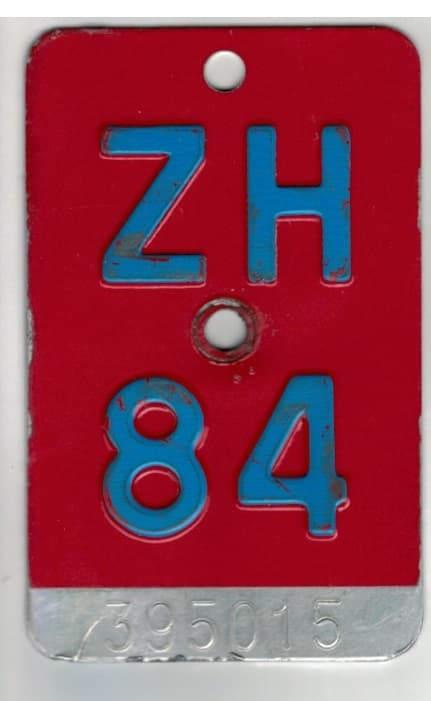Velo Nr. ZH 1984
