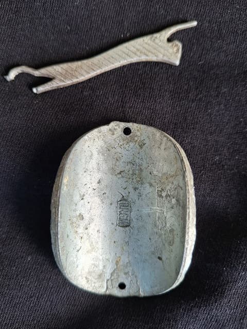 Standard Jaguar 1934 Velo Steuerkopf CH Schild Emblem