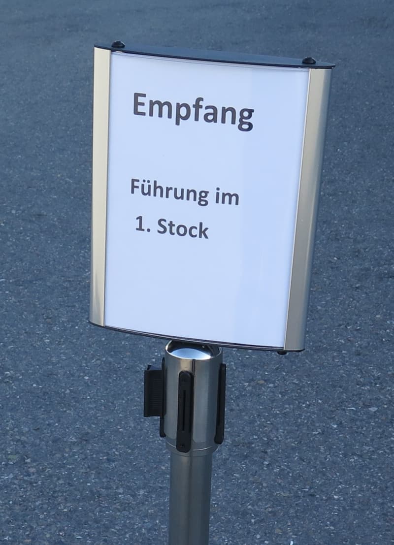 Absperrpfosten Leitsystem Absperrband Absperrkordel Kordel rot