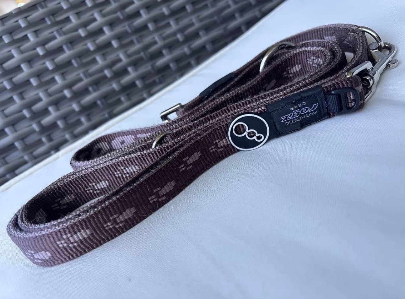 Rogz Alpinist Hundeleine Braun