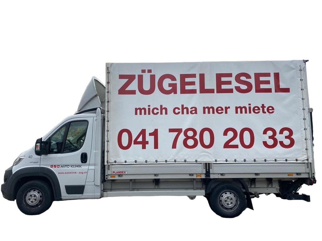 Zügelesel mit Hebebühne