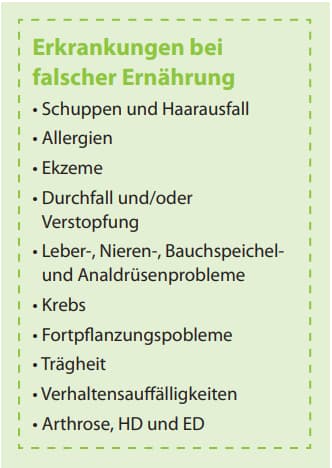 Richtig gute Tiernahrung 100% Natur