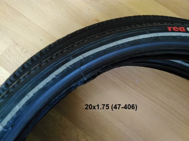 Fahrrad Rreifen 20Zoll Red
