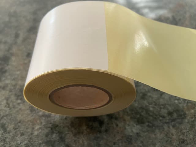 Thermoetiketten-Rollen permanent haftend