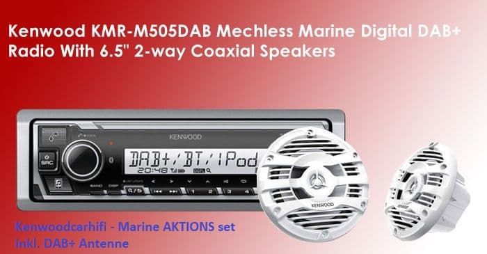 Marine Radio DAB +Receiver + Lautsprecher paar satz AKTION
