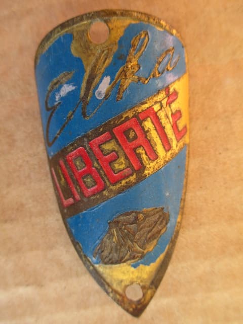 Lieberte Elka Velo Steuerkopf CH Schild Emblem