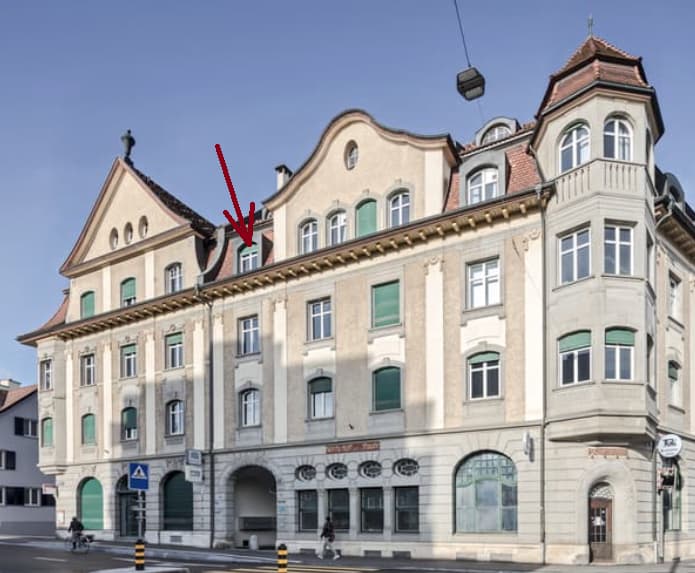 Raum für Beratung, möbliert