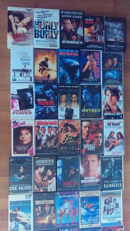 VHS Sammlung - Blockbusters - div. Genres
