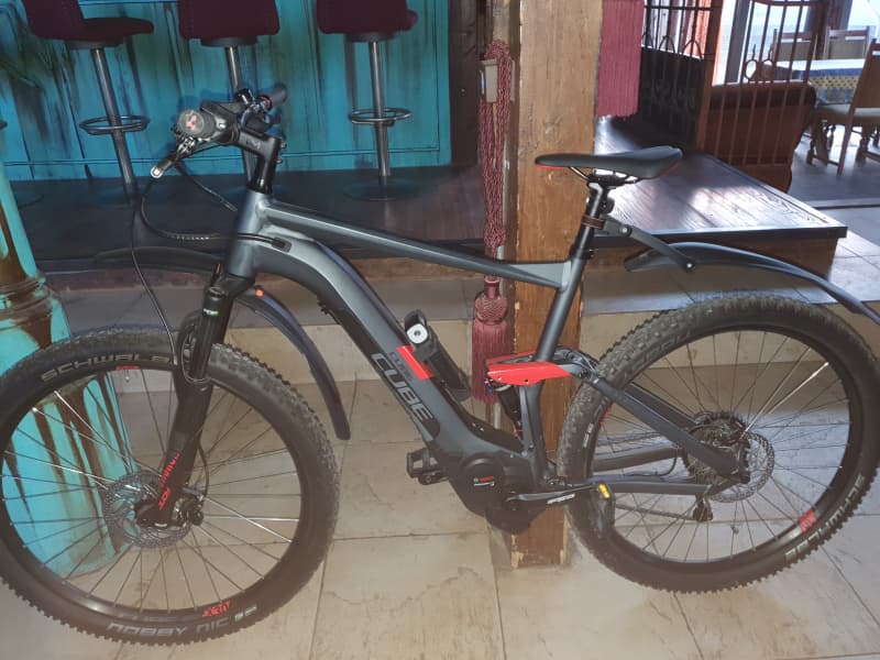 Super E Bike Cube Black Orange