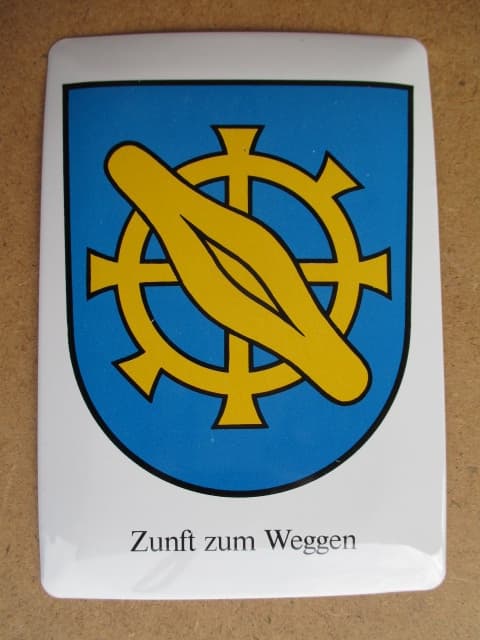 Sächsiilüüte Zunftwappen Weggen 1336