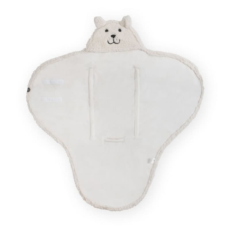 99410364 Jollein Baby-Einschlagdecke Teddy Bear Gebrochenes Weiß