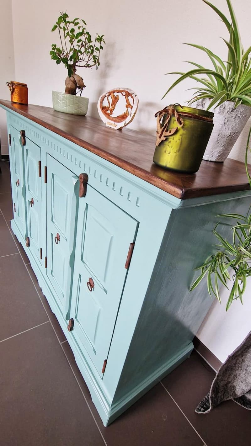 Antik Massivholz Kommode / Sideboard