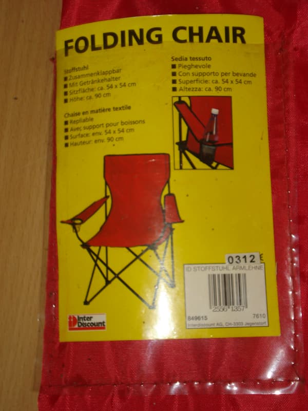Camping / Strand Stuhl