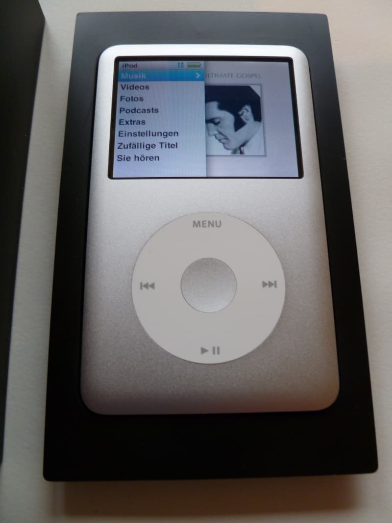 Apple iPod Classic 80 GB silber 6. Generation in Topzustand