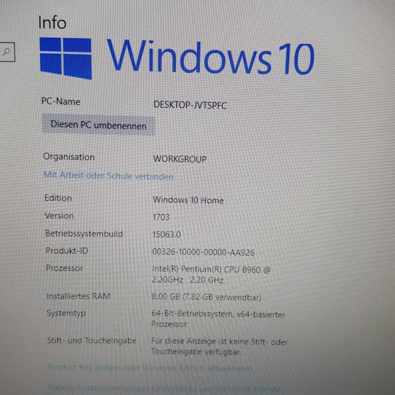 Laptop PackardBell