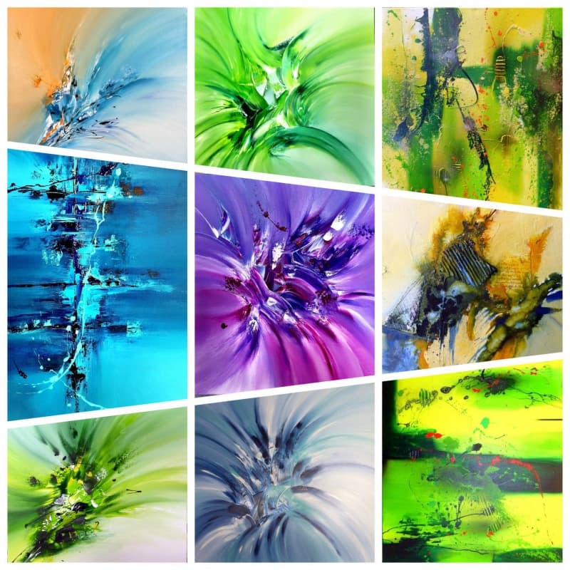 Malkurs, Acrylmalkurse, Malen lernen,