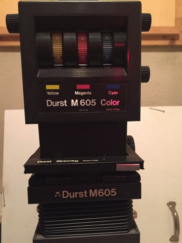 Foto-Vergrösserungsgerät, Durst 605 Color & Zubehör