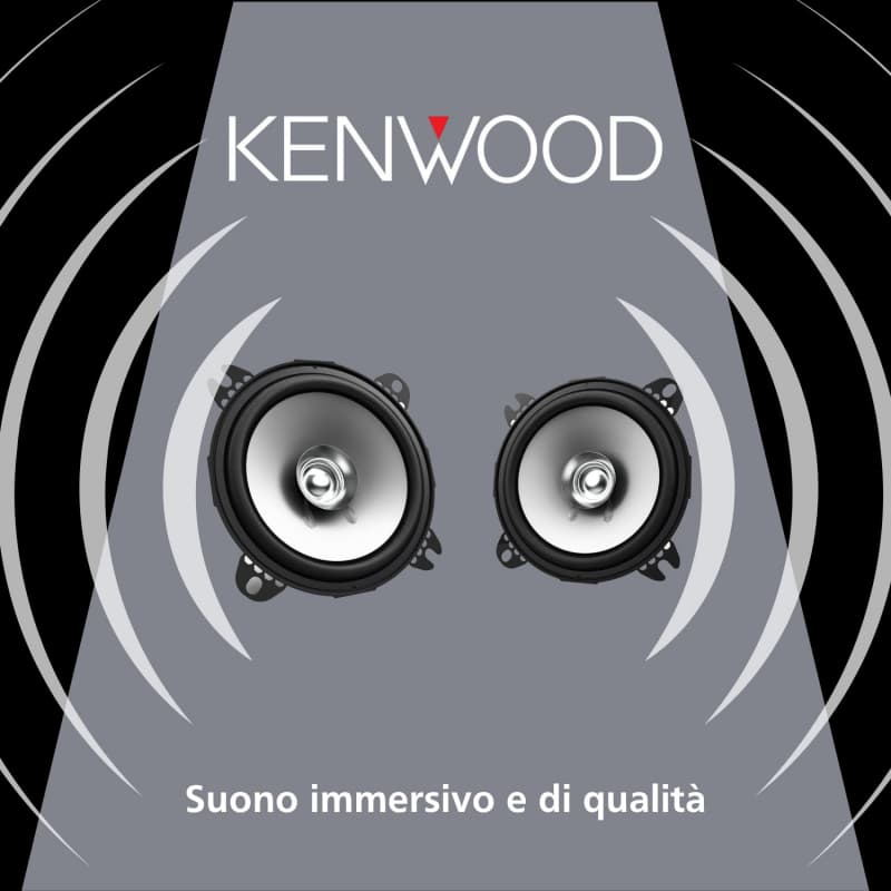 Konuslautsprecher 10 cm paar Neu Kenwood