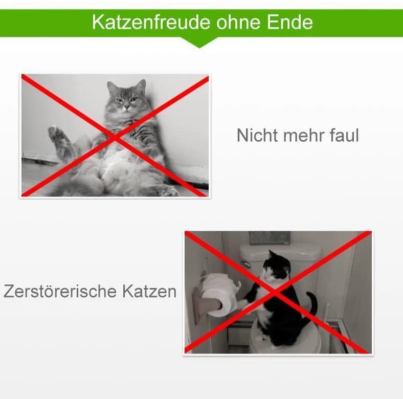 Interaktives Katzenspielzeug Pop N' Play Katzen Spielzeug Maus TV
