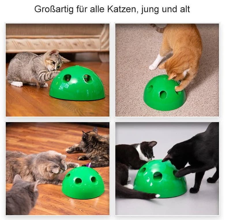Interaktives Katzenspielzeug Pop N' Play Katzen Spielzeug Maus TV