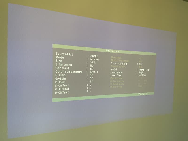 Samsung Full HD Heimkino-Beamer / Projektor, 1'000 Lumen