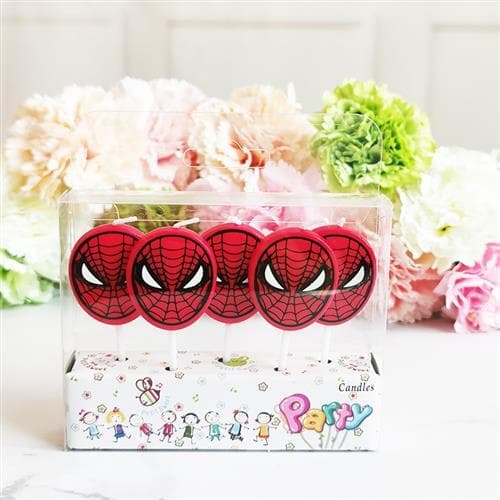 Spider-Man Partykerzen im 5er Set für echte Superhelden