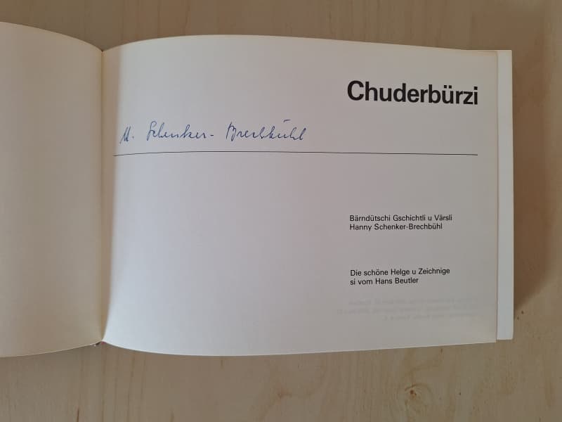 Chuderbürzi - Bärndütschi Gschichtli u Värsli