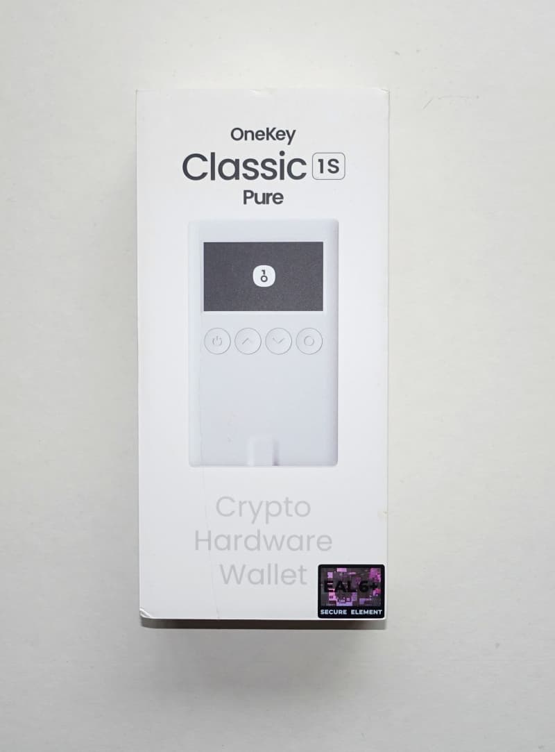 «OneKey Classic 1S» Wallet NEU Original-Hersteller weiss