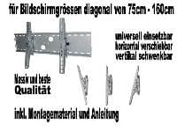 TV LED Plasma Wandhalter Neu