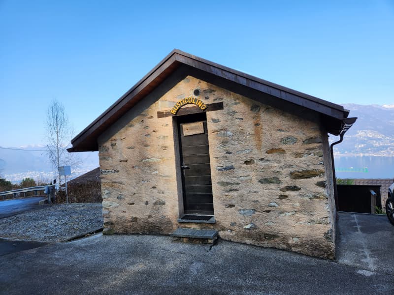 Rustico in Vira Gambarogno ruhig und Aussicht auf Lago Maggiore
