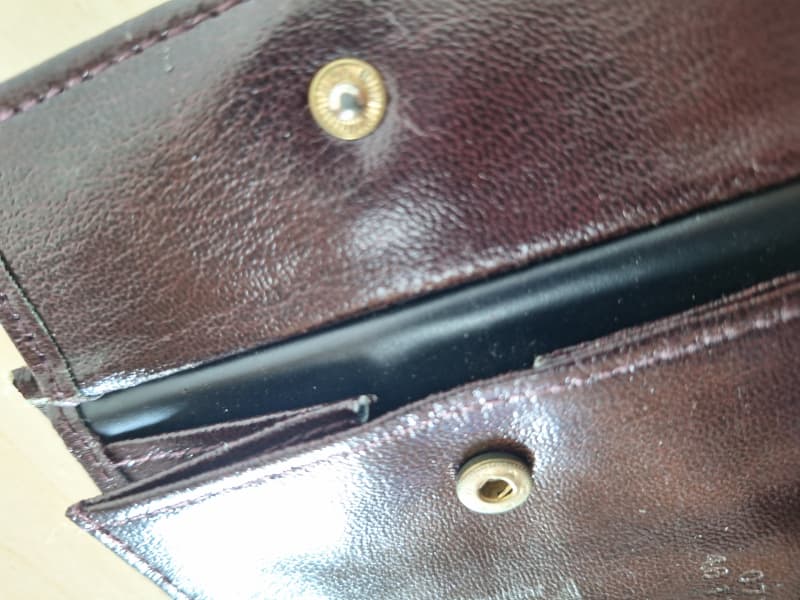 7-fächer Portemonnaie, Brieftasche, Geldbörse braun