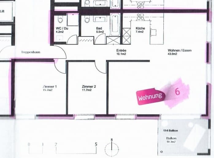 Nachmieter/-in für helle & komfortable 3.5 Wohnung gesucht