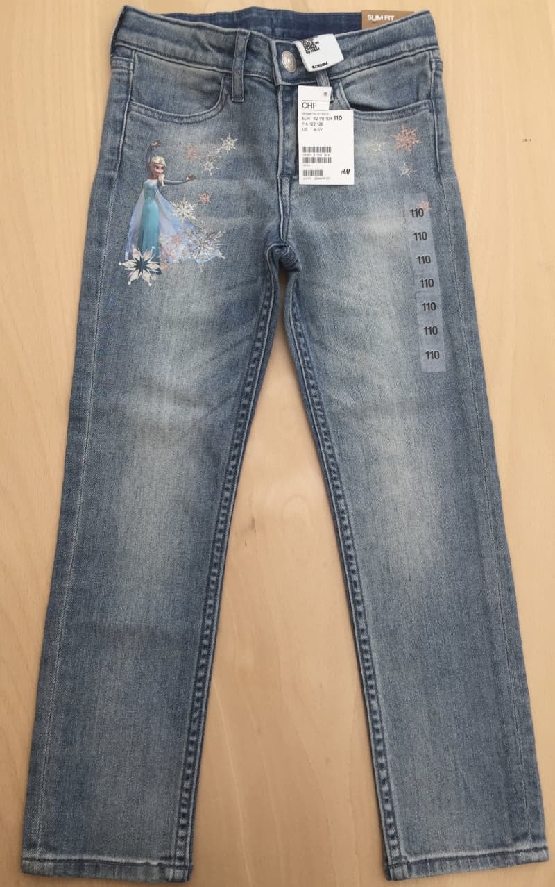 Jeans von Denim und Disney neu Gr. 110 Eiskönigin