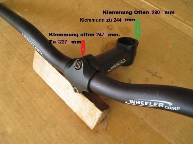 Wheeler MTB Aluminium Lenker
