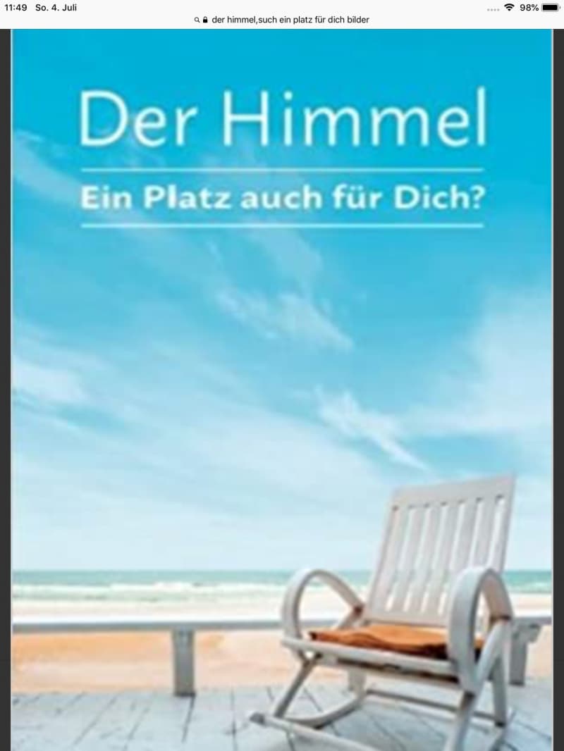 Gratis: Der Himmel- Ein Platz auch für dich?