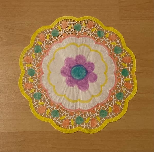 Farbiges Mandala Nr. 10