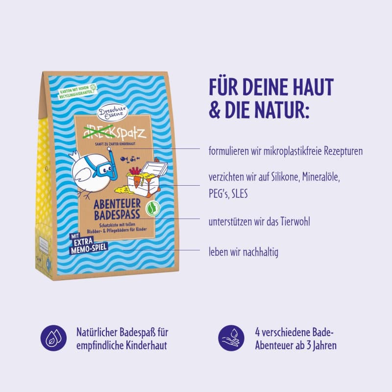 Dreckspatz Geschenkset Abenteuer Badespass, NEU & OVP !