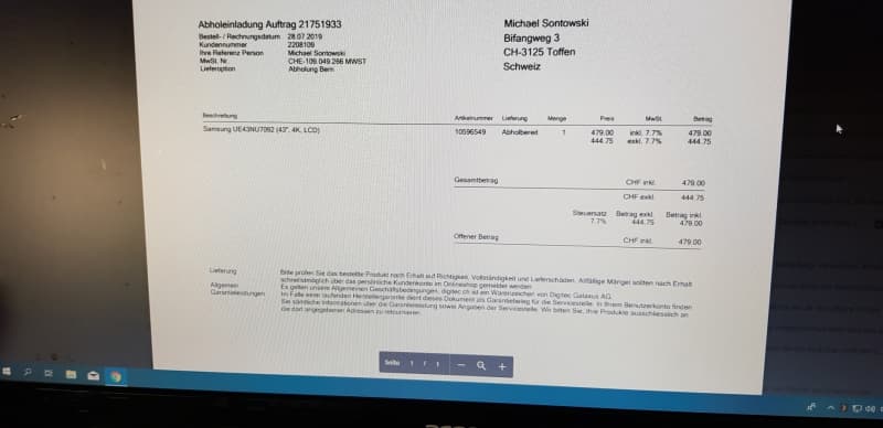 Samsung TV 43 Neu mit Garantie 4K LCD UHD