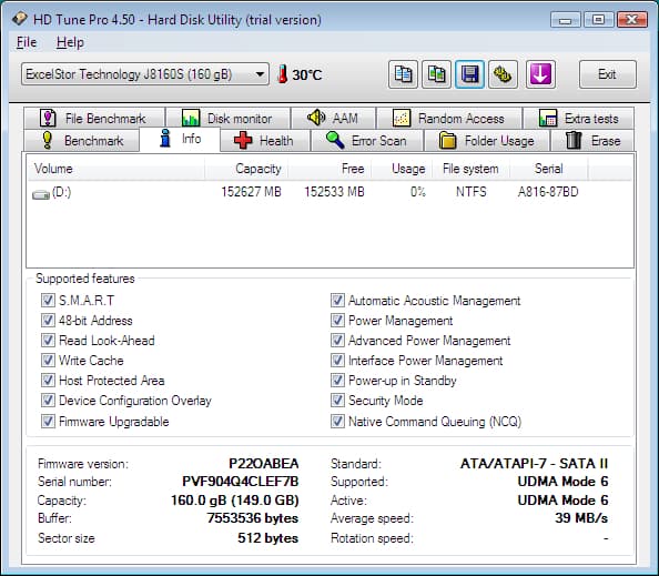 3.5" HDD SATA 7200RPM 8MB 160 GB J8160S