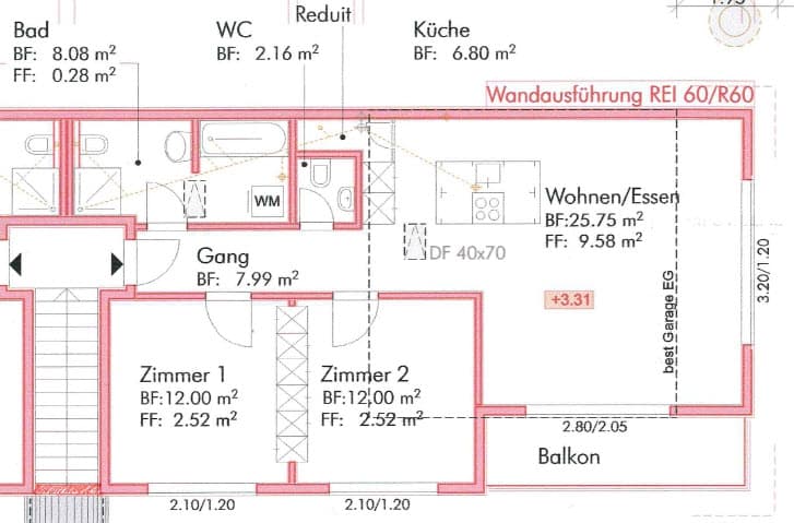 Moderne und neuwertige 3.5 Zimmer Wohnung