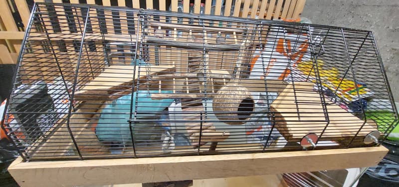 Kleintierkäfig Selbstgebaut